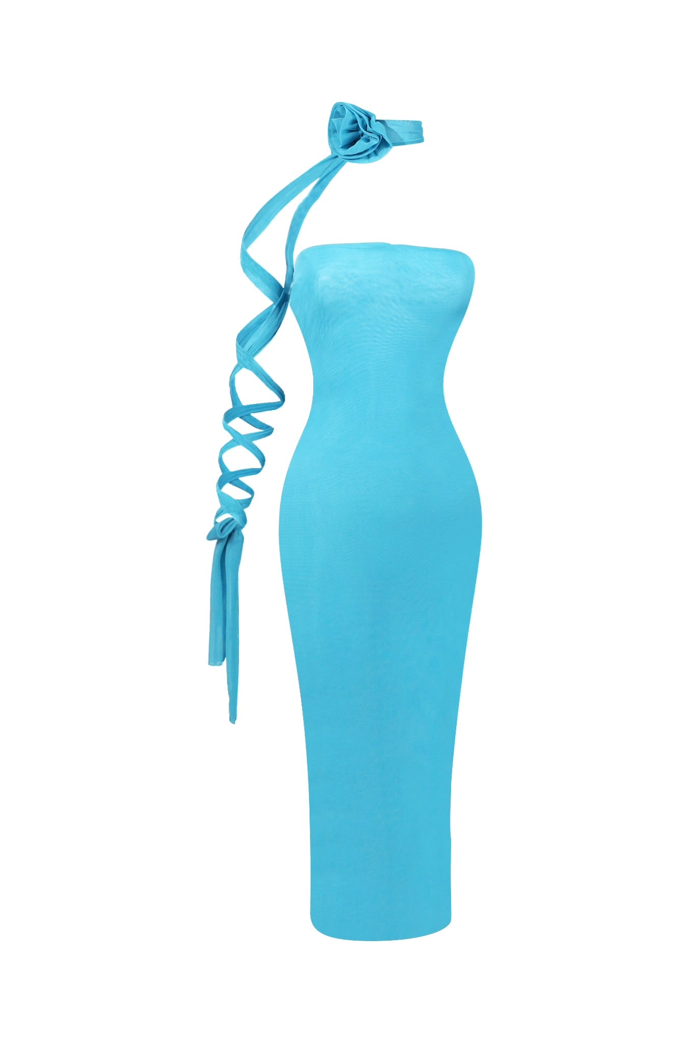 Tula Strapless Flower Scarf Dress