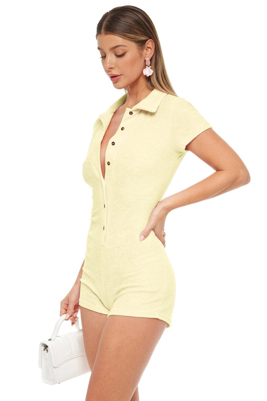 Harlow Button-Up Romper